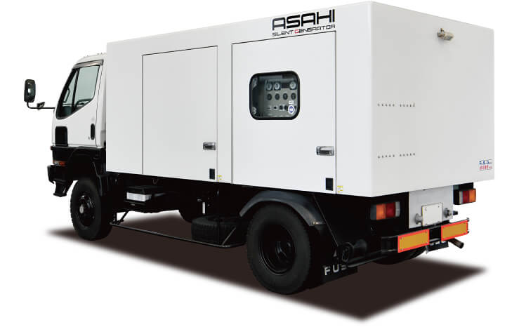 超・低騒音移動電源車(並列運転対応型)