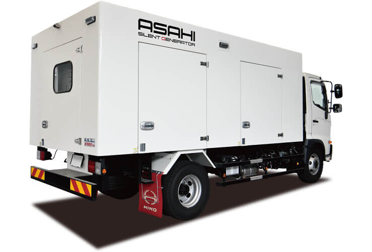 超・低騒音移動電源車ACG-350 (350kVA)